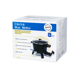 Wax Melter for Candle Making, 6Qts Candle Wax Melting Pot with Spout for Soy Wax Soap Base Easy Pour & Non-Stick & Temps Aroparc