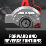 CRAFTSMAN V20 Cordless Cut-Off Tool, Brushless RP, 3 Inch, Small Circular Saw, Bare Tool Only (CMCM300B) CRAFTSMAN