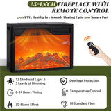 SENSWEET 58" Farmhouse TV Stand with Fireplace, Entertainment Center w/Sliding Barn Door, Rustic Media Console with 2 Storage Shelves, Wood Television Stand for Living Room,Dark Rustic Oak SENSWEET