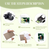 Zonon 4 Pcs Sublimation Journal Blank Notebooks A6 A5 A4 190 Pages Thick Faux Leather Notebooks Sublimation Notebooks Leather Sublimation Journal for School Office Supplies (8.3 x 6 Inch, A5) Zonon