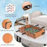 Giantex 20" Foosball Table, Easily Assemble Wooden Mini Foosball Table Top w/Footballs, Soccer Table for Arcades, Game Room, Bars, Parties, Family Night Giantex