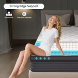 SIMARTH Full Mattress 10 Inch Memory Foam Hybrid Mattress with Motion Isolation and Pressure Relief, Strong Edge Support, Pocket Spring Full Size Mattres in a Box SIMARTH