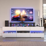 YAOHUOO 45" Large TV Riser for 32-60 inch TV, TV Riser Stand Shelf with Steel Legs, Tabletop TV Stand Riser for Home Office,Black YAOHUOO