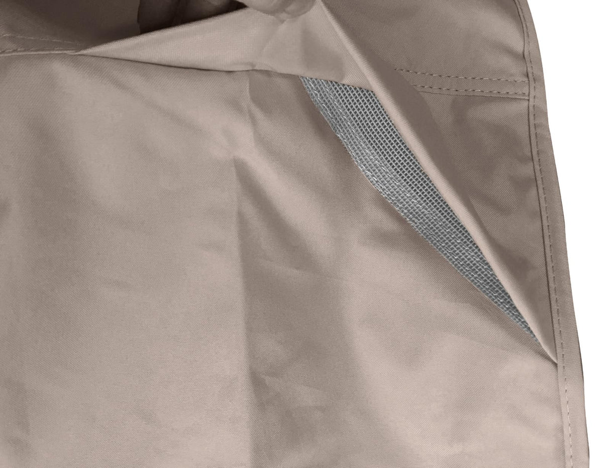 Garden Balsam Patio Umbrella Cover for 9ft to 13ft Offset Umbrella, Water Resistant, Curved Cantilever and Straight Pole Parasol Outdoor Umbrellas Cover with Zipper and Rod Garden Balsam