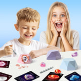 Gamerside Gemstone Dig Kit, Dig Up 12 Real Rocks and Minerals, Buy 2 Get 1 Gem Digging Kit, Toy Geology Archaeology Excavation Kits for Kids Age 6-12 Years, Educational Gift for Boys and Girls Gamerside