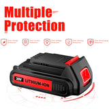 TURPOW Upgraded 3800mAh Replacement for Black and Decker 20V Lithium Battery MAX LBXR20 LB20 LBX20 LBX4020 LB2X4020 LBXR2020-OPE Cordless Power Tools with Wall Mount Holder TURPOW