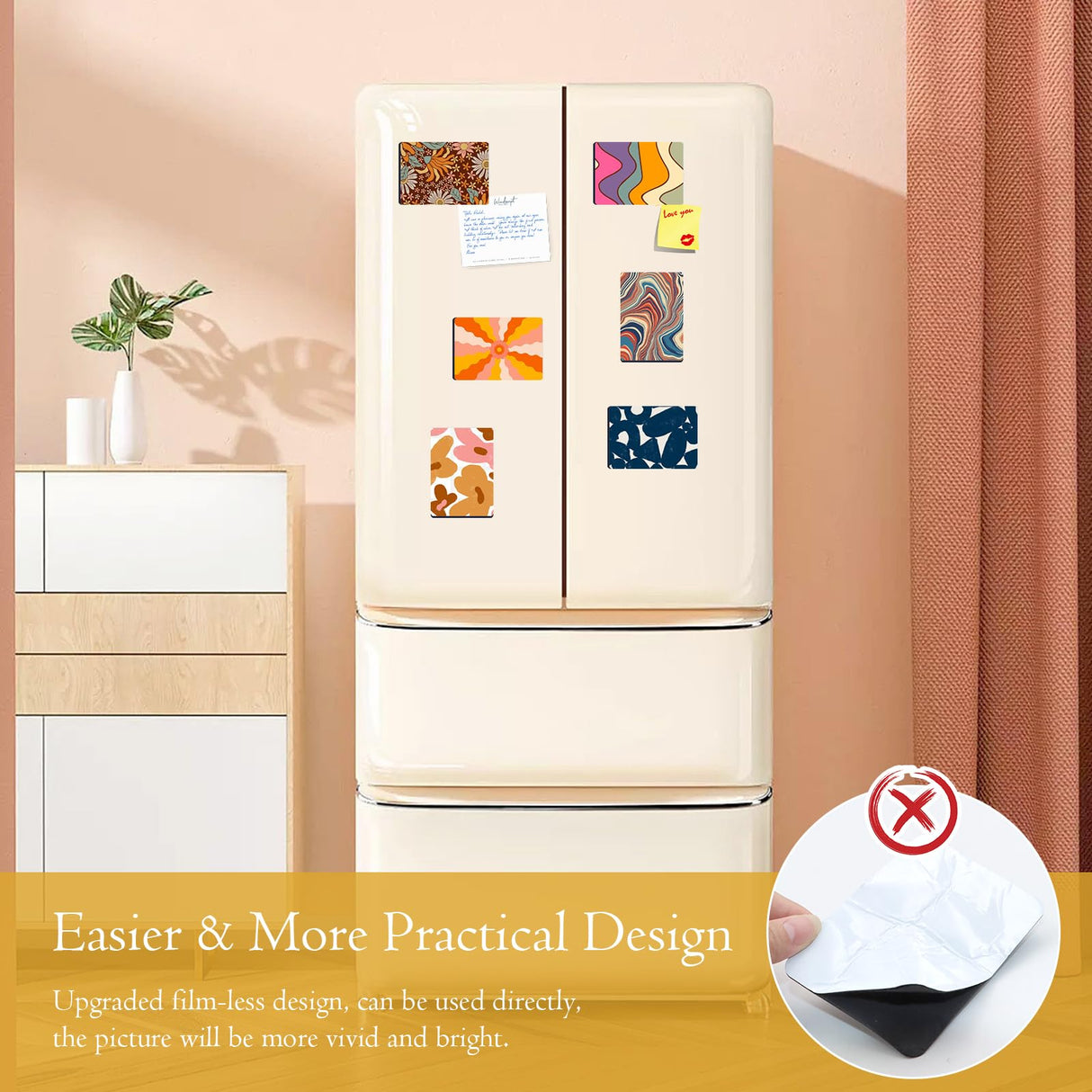 ZYNERY Sublimation Magnet Blanks 3x4.1 inch, 24Pcs Sublimation Blank Fridge Magnets Printable Photos, Personalized Sublimation Magnets for Refrigerator Decoration, Kitchen, Office, Wall ZYNERY