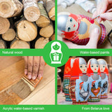 Koogel 6 Set Plain Nesting Dolls DIY Kids Blank Nesting Dolls Unpainted Russian Nesting Dolls for Halloween Christmas Parent Child Activities Kids Birthday Gift DIY Enthusiasts Koogel