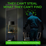 MyVoice 53" In-Wall Gun Safe Between Studs, Dual Alarm System Hidden Rifle Safe with Electronic Touchscreen Lock, 19-Gauge Steel for Concealed Firearm Storage, Silent Mode Home Defense, Quick-Access MyVoice