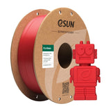 eSUN PLA Basic Filament 1.75mm, 3D Printer Filament High Speed PLA for Fast Printing, 1KG Spool (2.2 LBS) 3D Printing Filament for High Speed 3D Printers, Fire Engine Red eSUN