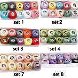 Asmoothread 10 Colors Size 8 Pearl Cotton Embroidery Thread 5 Grams Craft Needlework Double Mercerized Egyptian Long Staple Cotton 43 Yards Asmoothread
