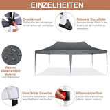 COBIZI 10x20 Pop Up Canopy with Sidewalls,Waterproof & UV50+,Tents for Parties,Outdoor Gazebo for Backyard,Suitable for Weddings, Events,and Markets,Vending Gray COBIZI