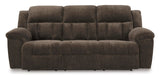 Signature Design by Ashley Frohn Modern Manual Reclining Sofa, Dark Brown Signature Design by Ashley