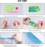 6 Pack Diamond Painting Kits for Adults, Beach Sea Turtle Diamond Art Kits for Beginners, DIY Full Drill 5D Paint with Diamond Kits for Home Wall Decor 12 X 16 inch Ninonly