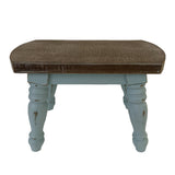 dwellington Farmhouse Wood Step Stool Bedside Stool Samll Rustic Plant Foot Stool for Bathroom, Kitchen, Bedroom dwellington