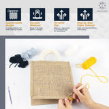 Innoviato - Punch Needle Kit for Beginners – Complete Embroidery Tote Bag Set for Adults & Kids with Easy Instructions & Video Tutorial, Includes a Unique Pattern Generic