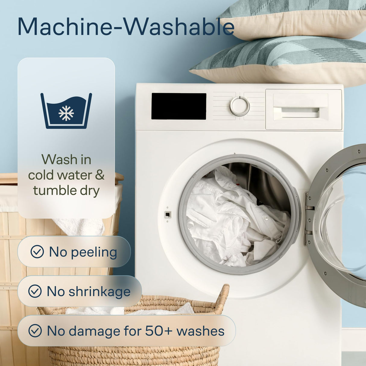 Niagara Cooling Twin Mattress Topper - Pillow Top Mattress Cover Quilted Fitted Cooling Topper for Back Pain Deep Pocket Fits 20 Inches (39x75 Inches) Niagara Sleep Solution