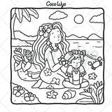 Girl Moments: Vol. 2 Coloring Book for Adults and Teens Featuring Cute Cozy Daily Activities for Relaxation Coco Wyo LLC