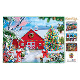 MasterPieces 300 Piece EZ Grip Jigsaw Puzzle - Country Christmas - 18"x24" Masterpieces