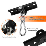 YZZHAJ Heavy Punching Boxing Bag Hanger, Wall Ceiling Heavy Bag Mount Wood Beam Hook, Heavy Bag Hangers Brackets 360° Rotating for Boxing Muay Thai Training, Aerial Yoga Swing & Hammock YZZHAJ