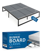 Meliusly Premium 10mm Bunkie Board Queen Size (60x80'') Patent Pending Low Profile Bed Board Design - Breathable, Noise Minimizing, Moisture Resistant Bunkieboards, Low Profile Bed Support Meliusly