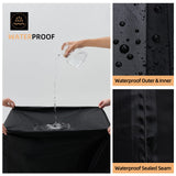 NOELIFE Grill Cover for Blackstone 22 inch Griddle with Hood and Stand, Waterproof Griddle Accessories for Blackstone 17 and 22 inch, Windproof and UV Resistant (Cover only) NOELIFE