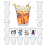 sweet grain Sublimation Frosted Shot Glasses with Heavy Base 1.5oz The Sublimation Blanks Shot Glass for Whiskey, Tequila, Vodka (24 Pack) sweet grain