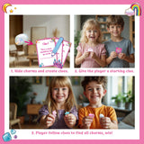 EDUMAN Unicorn Scavenger Hunt Dig Kit - Treasure Dig Kit Interactive Arts & Crafts, STEM Educational Toy with Clue Cards, Gemstone Dig Kits & DIY Jewelry Making Kits for Kids 6+, Ideal Gift for Girls EDUMAN