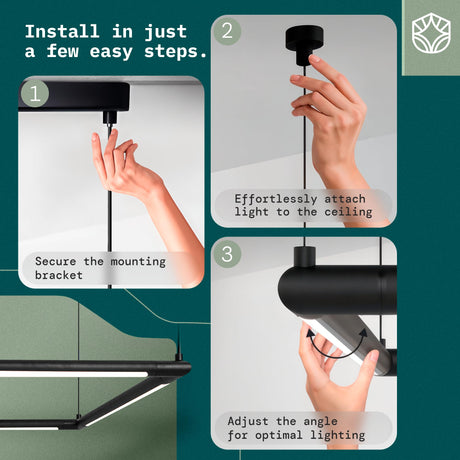 Solvita Pool Table Light –Premium LED Billiard Light, Flicker-Free, Adjustable Height & 360° Rotatable Design – Bright White 3000K (Rectangle 49.6 x 25 inch) Solvita