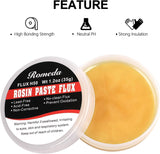 2 Jar Solder Flux, Flux for Soldering, Rosin Soldering Flux Paste for Lead-Free Electronics Soldering and Soldering DIY (1.2oz/35g in a Jar) Romeda