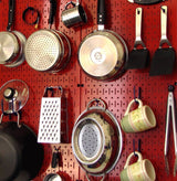 Wall Control 30-P-3232R Red Metal Pegboard Pack Wall Control