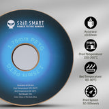 SainSmart Grow in The Dark Blue PETG Filament, 1.75mm PRO-3 PETG 3D Printer Filament, Glow Blue, 2.2 LBS (1KG) Spool, Dimensional Accuracy +/- 0.02mm SainSmart