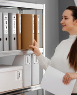 NIIMBOT B1 Label Maker Machine with Tape, Thermal Label Printer Easy to Use for Office Supplies, Home, Business, 2 Inch Label Maker with 2'' x1.18'' Labels-230pcs/Roll NIIMBOT