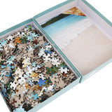 BEDUKE Jigsaw Puzzles 1000 Piece - Every Piece is Unique - for Adults Sturdy Thick Cardboard Puzzle Coastal Beach Precise Interlocking Family Game Age 14+ BEDUKE