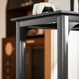 HOMCOM Modern Simple Large Computer Desk, 70.9" Long Home Office Desk for Two Person, Multi-Purpose Computer Table for Home Office Study, Black HOMCOM