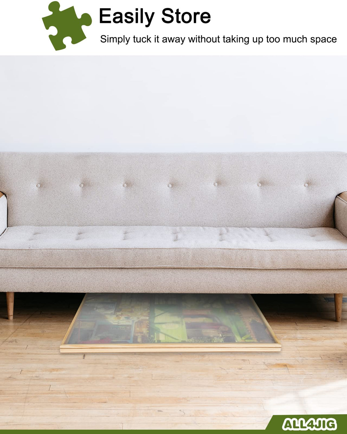 ALL4JIG 2000 Piece Rotating Puzzle Board with Drawers and Cover,29.7"x41.3"Portable Wooden Jigsaw Puzzle Table for Adults Portable,Lazy Susan Spinning Puzzle Boards Birthday Gift for mom ALL4JIG