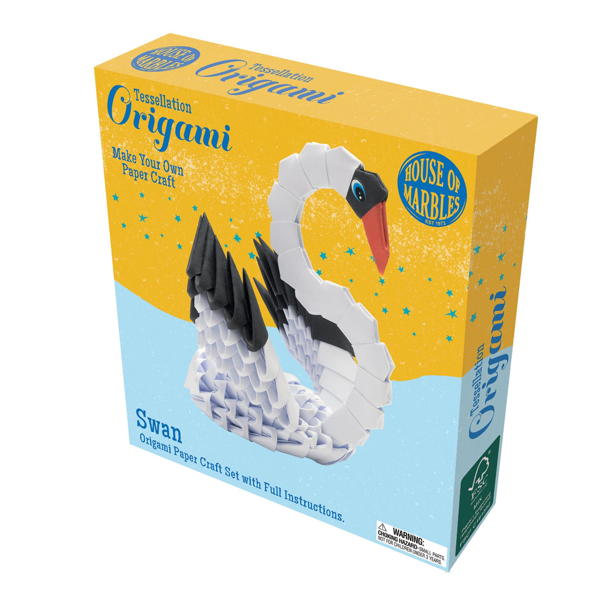 House of Marbles Origami Paper Craft Set - Swan House of Marbles