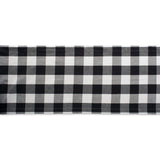 DII Buffalo Check Collection, Classic Farmhouse Table Runner, 14x72, Black & White DII
