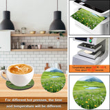 30 Pcs 4 Inch Round MDF Sublimation Coasters, Blanks MDF Sublimation Coasters, and Water-Resistant MDF Material with Non-Slip Cork Backing, Hardboard Cork Coasters by KUKLIPJIM KUKLIPJIM