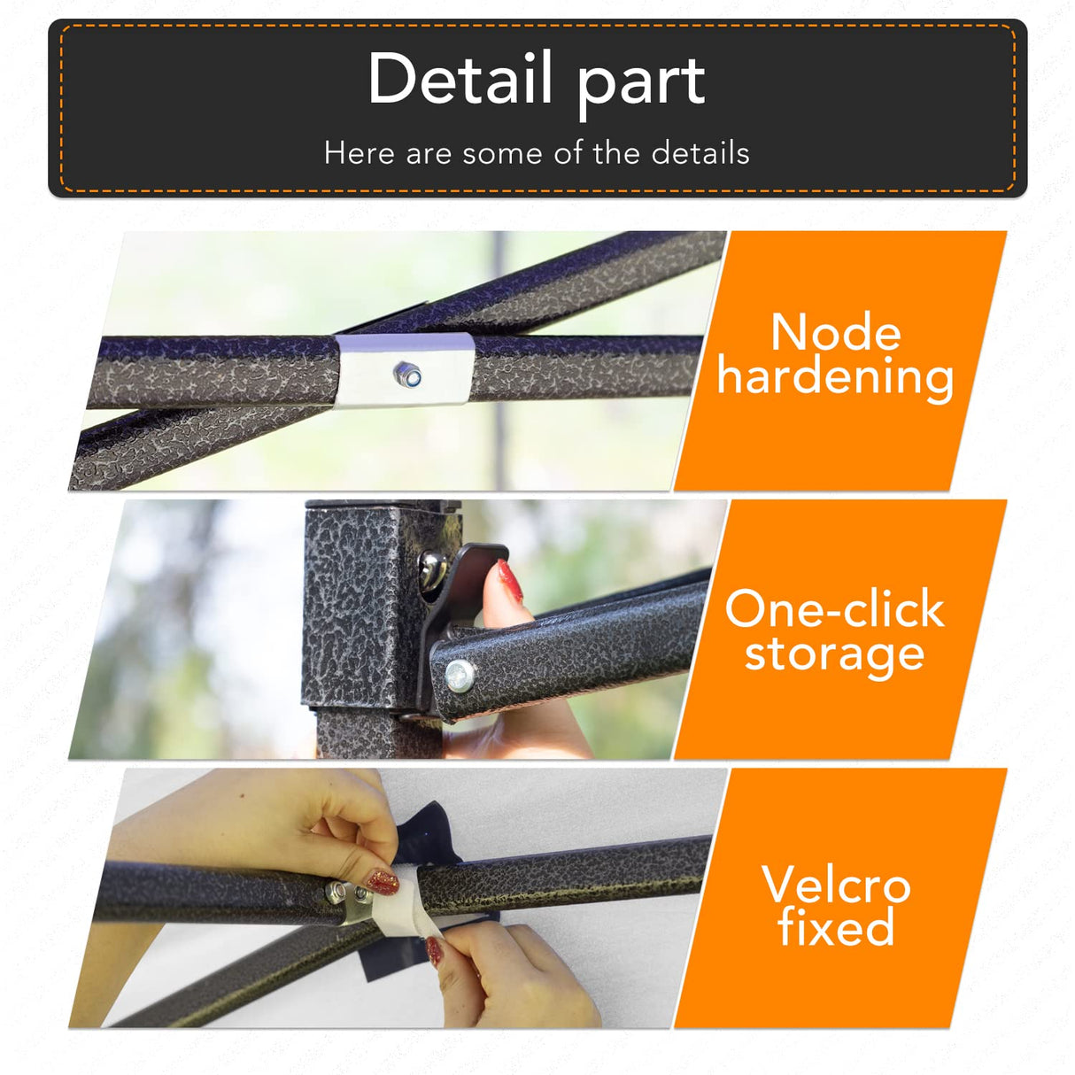 10 x 10 Pop Up Canopy Tent Anti-UV, Straight Leg and Easy up Sun Shelter for Parties, Camping, Commercial, Instant Canopy with Portable Bag, 4 Sand Bags(White) PayLessHere