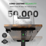 SIAGO Electric Standing Desk Adjustable - 63 x 24 Inch Sit Stand up Desk with Cable Management - 3 Memory Preset Adjustable Height Desk Computer Home Office Desk SIAGO