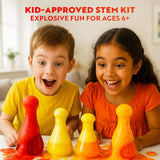 Playz Mega Kaboom! 150+ Explosive Science Experiments Kit for Kids Age 8-12 with 75 App & Video Guided Experiments - Chemistry Set STEM & Educational Toys & Gifts for Boys, Girls, Teenagers & Kids Playz
