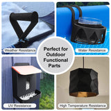 IEMAI Carbon Fiber ASA Filament 1.75mm, UV/Weather/Heat-Resistant ASA-CF, High Strength & Impact Resistance 3D Printer Filament for Functional Outdoor Parts, Black 1kg Spool IEMAI