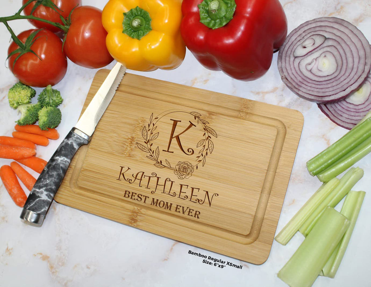 Tayfus Personalized Cutting Boards, Custom Engraved Wooden Kitchen Board, Solid Wood Handmade Cutting Board - Customizable Name And Date - Gift for Tayfus
