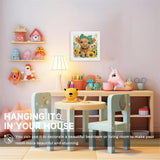 WEMEON Cow Diamond Art Painting Kits for Kids with Frame,Animal Diamond Art for Kids Ages 4-8-12,Package for Gift and Home Wall Decor(7x7inch) WEMEON