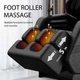 Massage Chair Full Body, Zero Gravity Massage Chair with Auto Modes, Airbag Massage, 6 Fix Point Rollers, Foot Massage, Heating, Touch Screen Controller, Home Relaxation Recliner with Massage, Black-2 Msutree