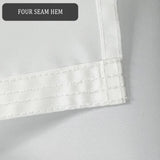 AZCOVER White Flag 12x18, Blank Flag Small, Heavy Duty Polyester DIY White Flag with 2 Brass Grommets, 12"x18" Custom White Blank Flag Small for Boat, Patio, Garden, Yard Decoration A-ZCOVER