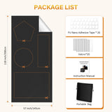 Keeswin Blackout Shades Curtains for Bedroom, No Drill Blinds for Windows, Portable DIY Blackout Blinds with Stickers for Baby Nursery, Bedroom and Travel (118 x 57 Inch) Keeswin