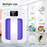 Heat Press Small Heat Press Machine for Heating Transfer, 7 × 4.8 inch Portable Easy Press Mini Heat Press for DIY T Shirts, Hats, Bags.etc(Blue) Legooin