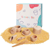 MONT PLEASANT Sensory Bin Toys for Toddlers Montessori Toys, Waldorf Toys, Pretend Play Dish and Tongs- Fine Motor Learning Toys for Sensory Table Activities MONT PLEASANT